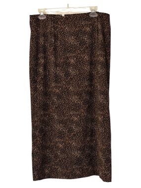 JM Collection Leopard Print Maxi Skirt — NWT